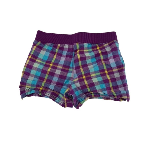 Faded Glory Purple Blue Striped Shorts Size Small (6/6x) Girl’s - Picture 3 of 4